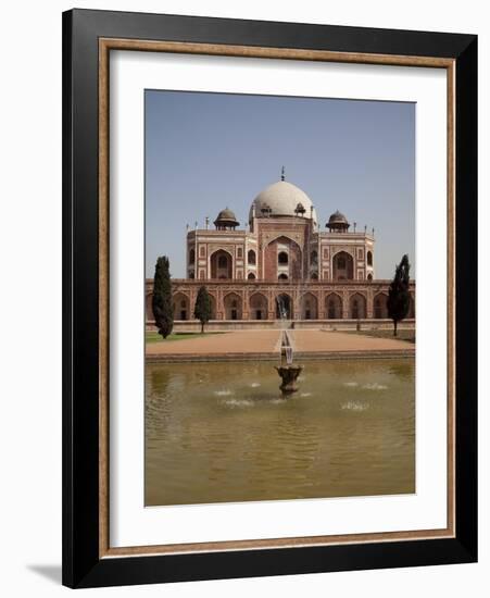 Fountain, Humayun's Tomb, Delhi, India, Asia-null-Framed Photographic Print