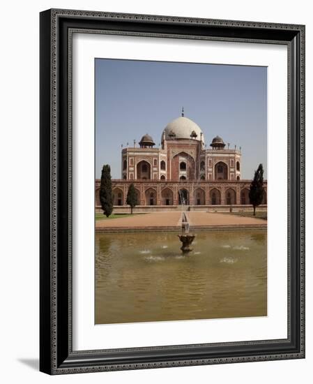 Fountain, Humayun's Tomb, Delhi, India, Asia-null-Framed Photographic Print