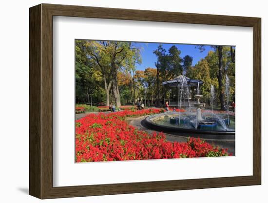 Fountain in City Garden, Odessa, Crimea, Ukraine, Europe-Richard Cummins-Framed Photographic Print