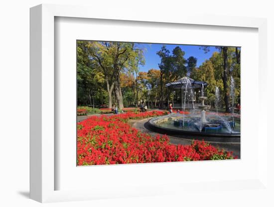 Fountain in City Garden, Odessa, Crimea, Ukraine, Europe-Richard Cummins-Framed Photographic Print