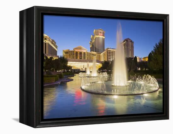 Fountain in Front of the Ceasars Palace Hotel, Strip, South Las Vegas Boulevard, Las Vegas, Nevada-Rainer Mirau-Framed Premier Image Canvas