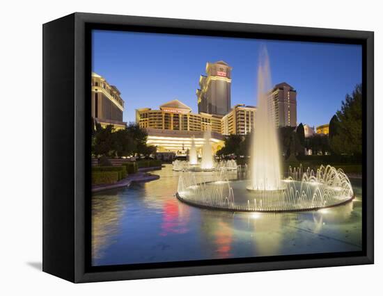 Fountain in Front of the Ceasars Palace Hotel, Strip, South Las Vegas Boulevard, Las Vegas, Nevada-Rainer Mirau-Framed Premier Image Canvas