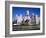 Fountain in Front of the Palacio De Comunicaciones, the Central Post Office, in Madrid, Spain-Nigel Francis-Framed Photographic Print