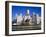 Fountain in Front of the Palacio De Comunicaciones, the Central Post Office, in Madrid, Spain-Nigel Francis-Framed Photographic Print