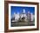 Fountain in Front of the Palacio De Comunicaciones, the Central Post Office, in Madrid, Spain-Nigel Francis-Framed Photographic Print