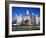 Fountain in Front of the Palacio De Comunicaciones, the Central Post Office, in Madrid, Spain-Nigel Francis-Framed Photographic Print