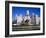 Fountain in Front of the Palacio De Comunicaciones, the Central Post Office, in Madrid, Spain-Nigel Francis-Framed Photographic Print