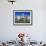 Fountain in Front of the Palacio De Comunicaciones, the Central Post Office, in Madrid, Spain-Nigel Francis-Framed Photographic Print displayed on a wall