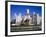 Fountain in Front of the Palacio De Comunicaciones, the Central Post Office, in Madrid, Spain-Nigel Francis-Framed Photographic Print