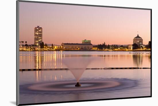 Fountain in Lake Merritt, Oakland, California, United States of America, North America-Richard Cummins-Mounted Photographic Print