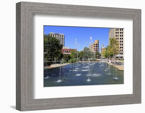 Fountain in Miller Park, Chattanooga, Tennessee, United States of America, North America-Richard Cummins-Framed Photographic Print