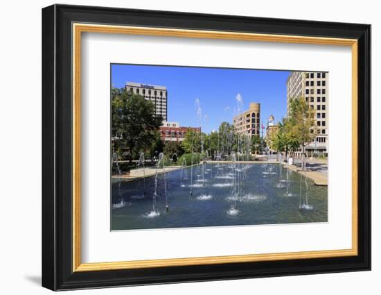 Fountain in Miller Park, Chattanooga, Tennessee, United States of America, North America-Richard Cummins-Framed Photographic Print