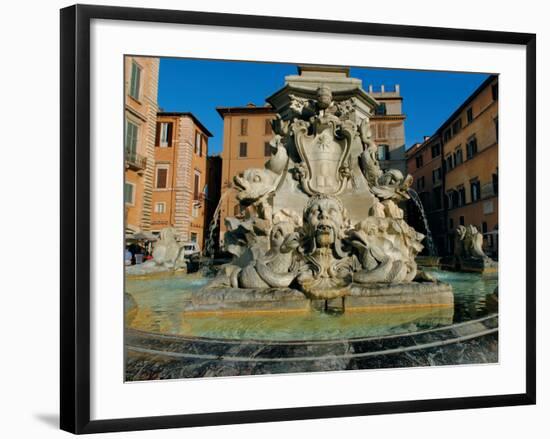 Fountain in Piazza Della Rotonda-Leonardo da Vinci-Framed Photographic Print