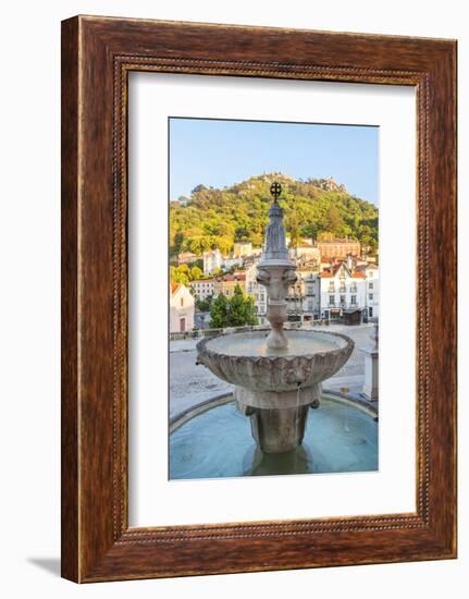 Fountain in Sintra, Near Lisbon, Portugal-Peter Adams-Framed Photographic Print