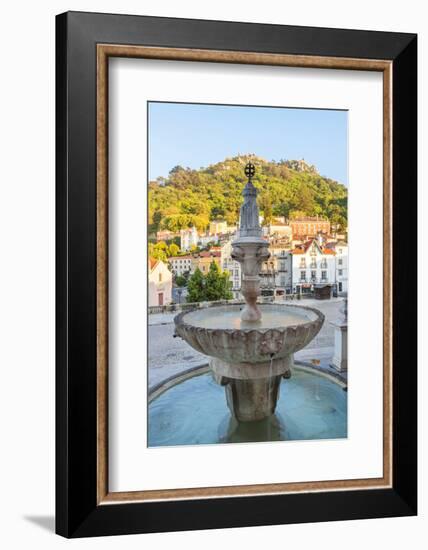 Fountain in Sintra, Near Lisbon, Portugal-Peter Adams-Framed Photographic Print