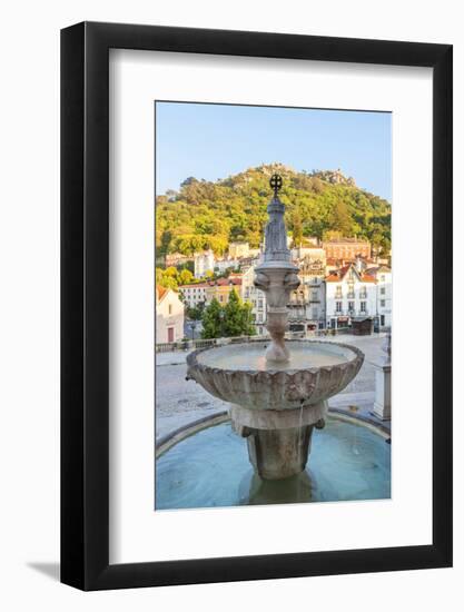 Fountain in Sintra, Near Lisbon, Portugal-Peter Adams-Framed Photographic Print