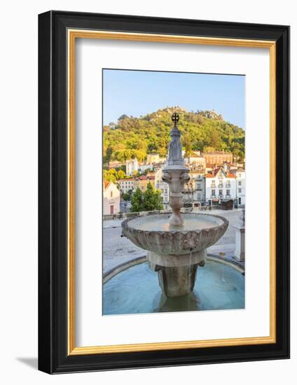 Fountain in Sintra, Near Lisbon, Portugal-Peter Adams-Framed Photographic Print