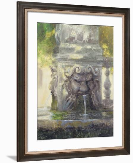 Fountain in the Borghese Gardens, Rome, 1982-Glyn Morgan-Framed Giclee Print