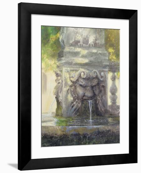 Fountain in the Borghese Gardens, Rome, 1982-Glyn Morgan-Framed Giclee Print