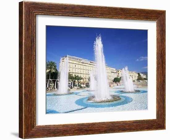 Fountain in the Espace Massena, Nice, Alpes-Maritimes, Provence, France-Ruth Tomlinson-Framed Photographic Print