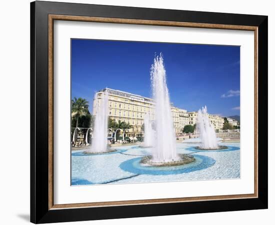 Fountain in the Espace Massena, Nice, Alpes-Maritimes, Provence, France-Ruth Tomlinson-Framed Photographic Print