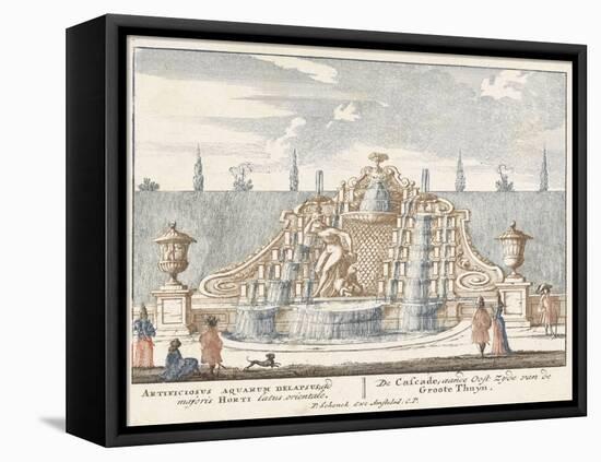 Fountain in the garden of Het Loo Palace, 1694-97-Jan I van Call-Framed Premier Image Canvas