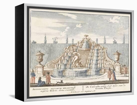 Fountain in the garden of Het Loo Palace, 1694-97-Jan I van Call-Framed Premier Image Canvas