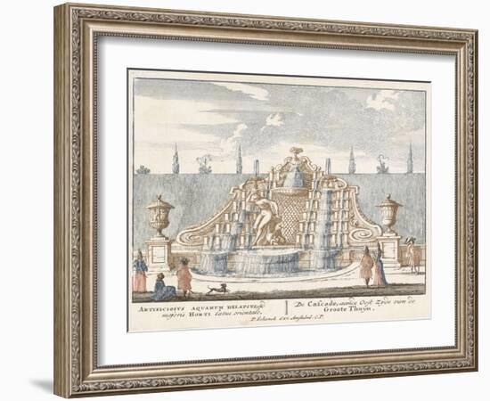 Fountain in the garden of Het Loo Palace, 1694-97-Jan I van Call-Framed Giclee Print