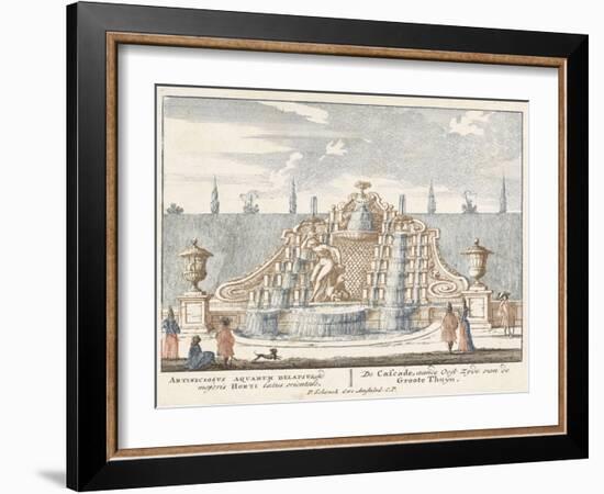 Fountain in the garden of Het Loo Palace, 1694-97-Jan I van Call-Framed Giclee Print