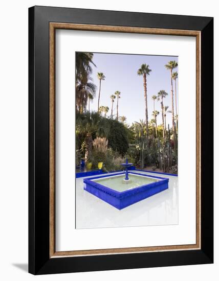 Fountain, Jardin Majorelle, Owned by Yves St. Laurent, Marrakech, Morocco, North Africa, Africa-Stephen Studd-Framed Photographic Print