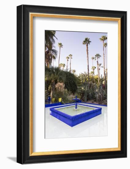 Fountain, Jardin Majorelle, Owned by Yves St. Laurent, Marrakech, Morocco, North Africa, Africa-Stephen Studd-Framed Photographic Print