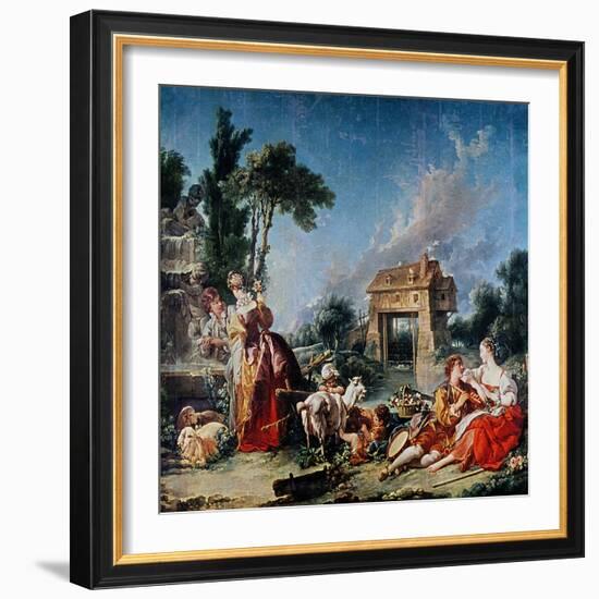 Fountain of Love, 1748-Francois Boucher-Framed Giclee Print