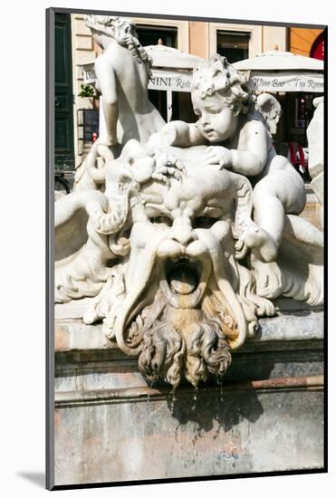 Fountain of Neptune, Piazza Navona, Rome, Latium, Italy, Europe-Nico Tondini-Mounted Photographic Print