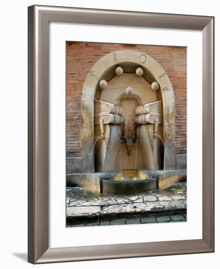 Fountain of the Books-null-Framed Photographic Print