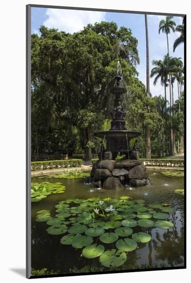 Fountain of the Muses, Rio De Janeiro Botanical Gardens, Rio De Janeiro, Brazil, South America-Gabrielle and Michael Therin-Weise-Mounted Photographic Print