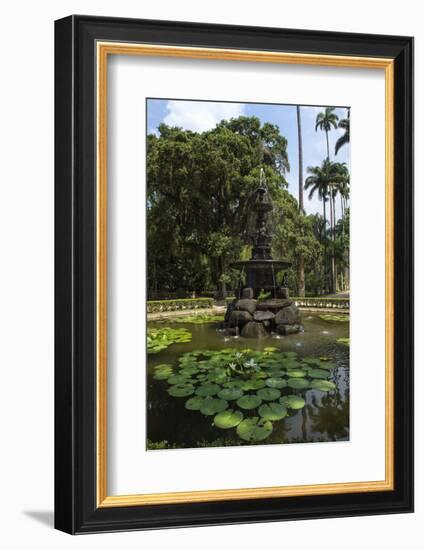 Fountain of the Muses, Rio De Janeiro Botanical Gardens, Rio De Janeiro, Brazil, South America-Gabrielle and Michael Therin-Weise-Framed Photographic Print