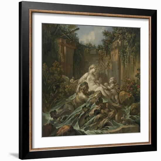 Fountain of Venus, 1756 (Oil on Canvas)-Francois Boucher-Framed Giclee Print