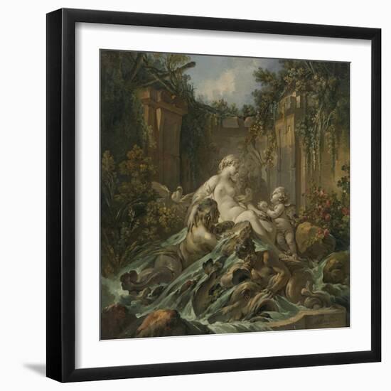 Fountain of Venus, 1756 (Oil on Canvas)-Francois Boucher-Framed Giclee Print