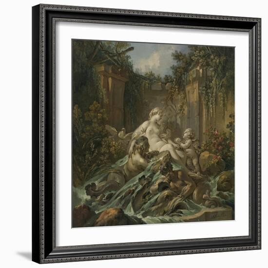 Fountain of Venus, 1756 (Oil on Canvas)-Francois Boucher-Framed Giclee Print