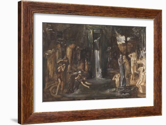 Fountain of Youth-Edward Burne-Jones-Framed Giclee Print