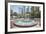 Fountain on the Dubai Marina Walk, Dubai, United Arab Emirates-Michael DeFreitas-Framed Photographic Print