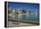 Fountain, Oriental Bay, Wellington, North Island, New Zealand-David Wall-Framed Premier Image Canvas