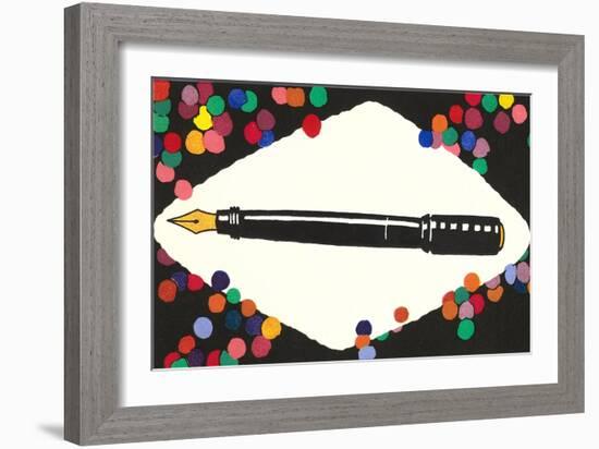 Fountain Pen-null-Framed Art Print