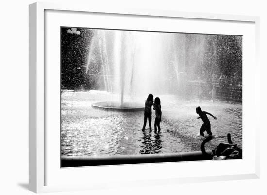 Fountain Play-Evan Morris Cohen-Framed Photographic Print