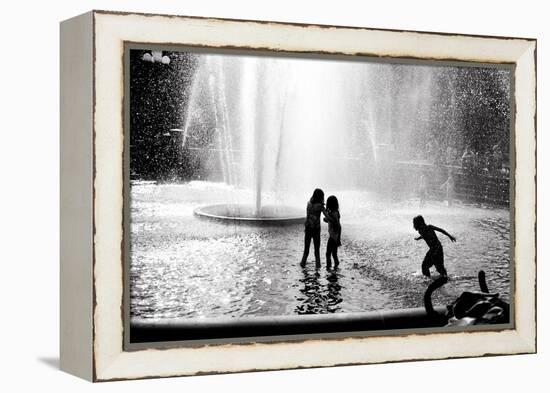 Fountain Play-Evan Morris Cohen-Framed Premier Image Canvas