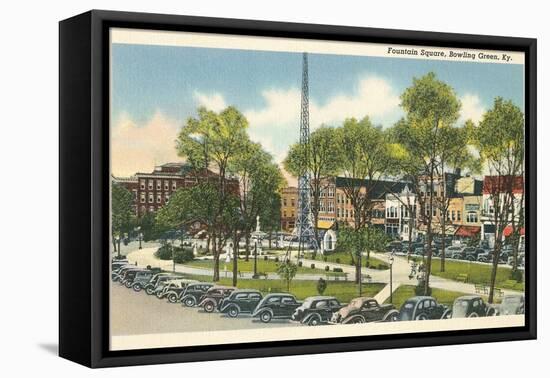 Fountain Square, Bowling Green, Kentucky-null-Framed Stretched Canvas
