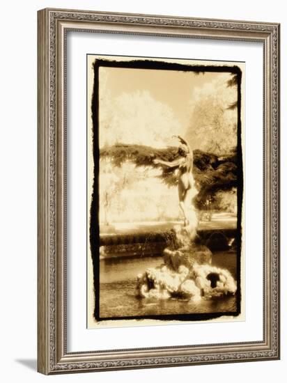 Fountain with Dancing Maiden, Avignon, France-Theo Westenberger-Framed Art Print