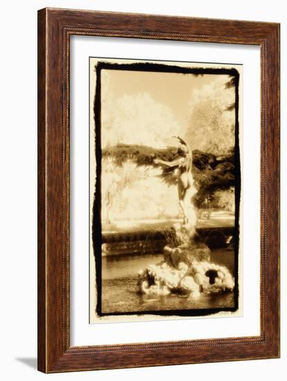 Fountain with Dancing Maiden, Avignon, France-Theo Westenberger-Framed Art Print