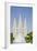 Fountain with Salt Lake Temple, Temple Square, Salt Lake City, Utah-Michael DeFreitas-Framed Photographic Print