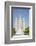 Fountain with Salt Lake Temple, Temple Square, Salt Lake City, Utah-Michael DeFreitas-Framed Photographic Print